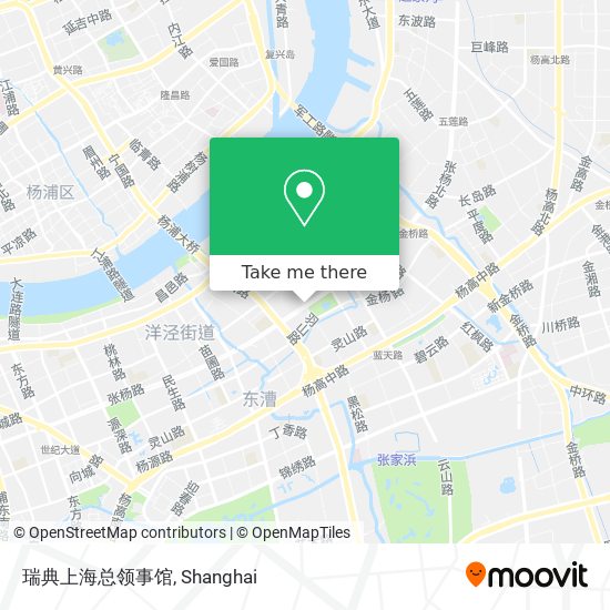 瑞典上海总领事馆 map
