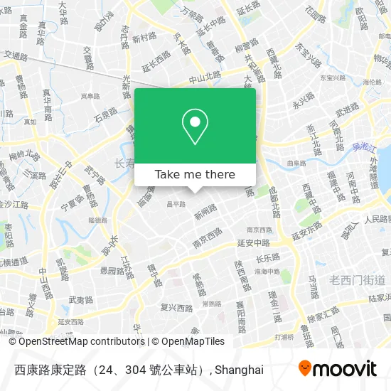 西康路康定路（24、304 號公車站） map