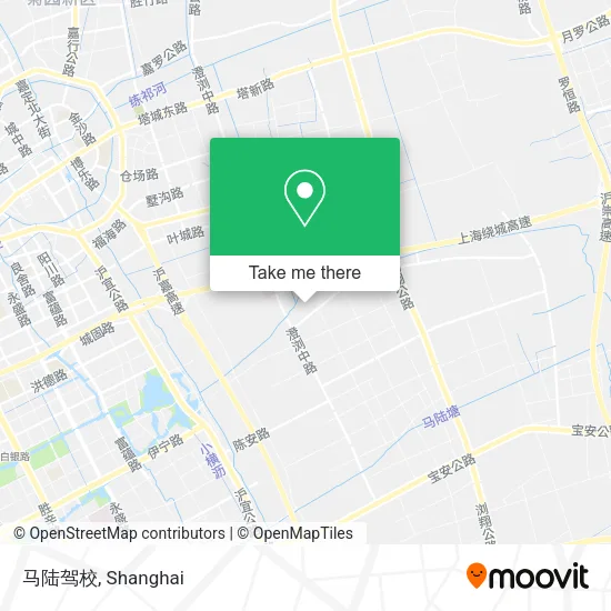 马陆驾校 map