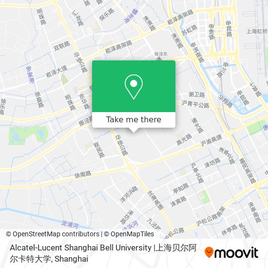 Alcatel-Lucent Shanghai Bell University |上海贝尔阿尔卡特大学 map