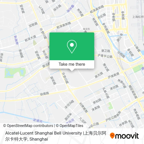 Alcatel-Lucent Shanghai Bell University |上海贝尔阿尔卡特大学 map