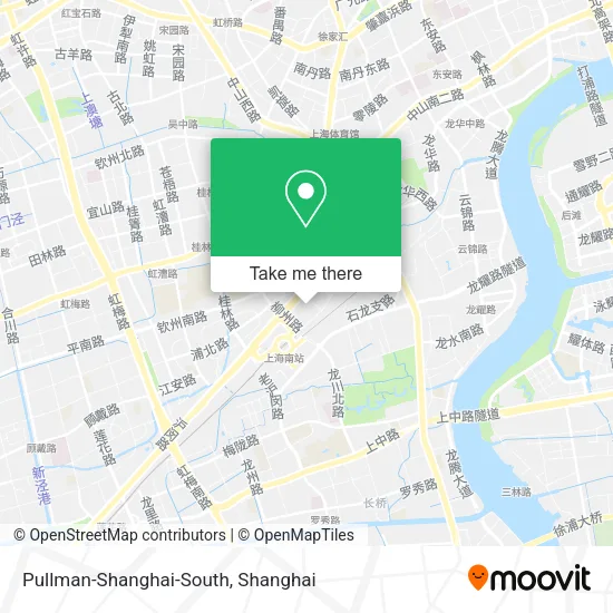 Pullman-Shanghai-South map