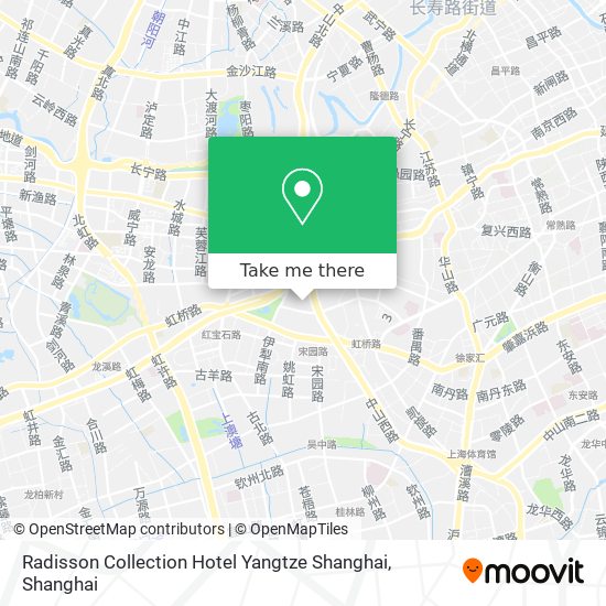 Radisson Collection Hotel Yangtze Shanghai map