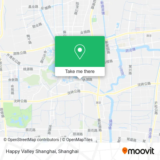 Happy Valley Shanghai map