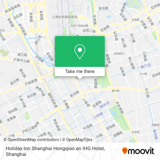 Holiday Inn Shanghai Hongqiao an IHG Hotel map