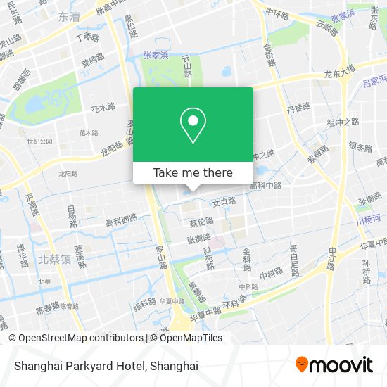 Shanghai Parkyard Hotel map