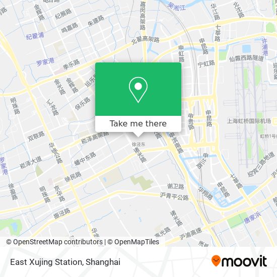 East Xujing Station map