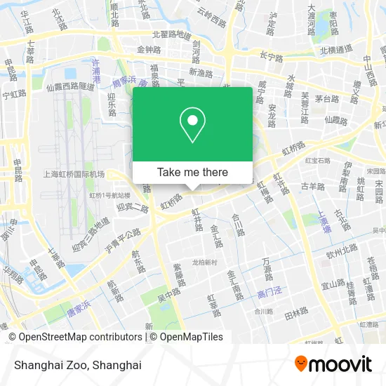 Shanghai Zoo map
