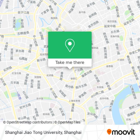 Shanghai Jiao Tong University map