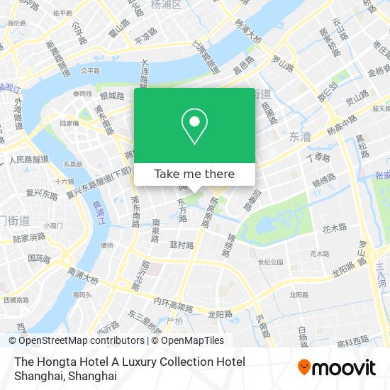 The Hongta Hotel A Luxury Collection Hotel Shanghai map