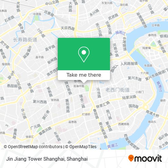 Jin Jiang Tower Shanghai map