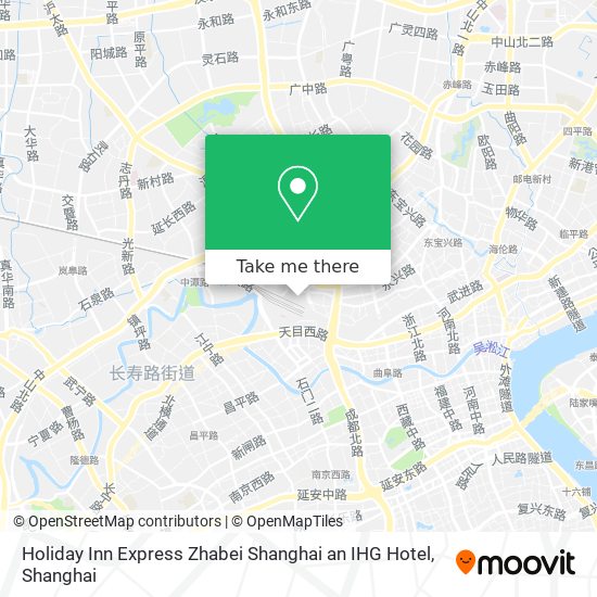 Holiday Inn Express Zhabei Shanghai an IHG Hotel map