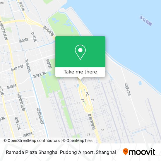 Ramada Plaza Shanghai Pudong Airport map