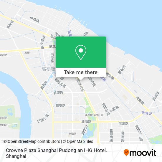 Crowne Plaza Shanghai Pudong an IHG Hotel map