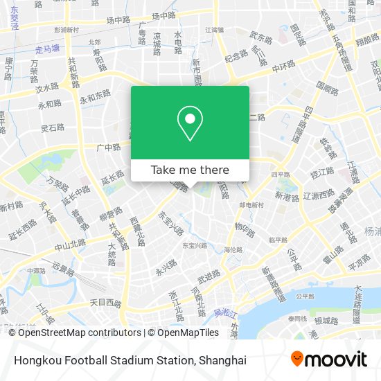 Hongkou Football Stadium Station map