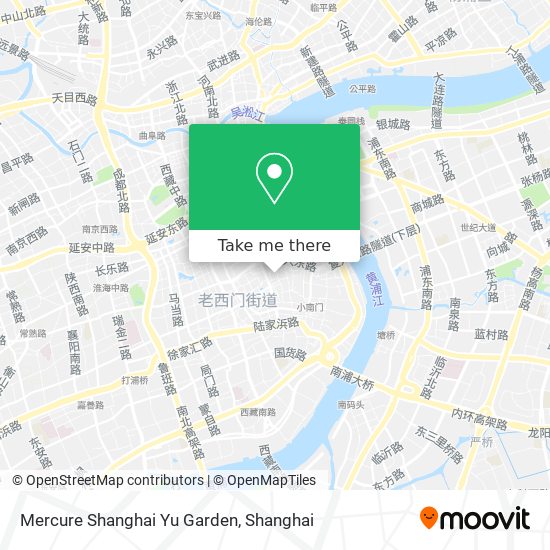Mercure Shanghai Yu Garden map
