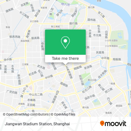 Jiangwan Stadium Station map