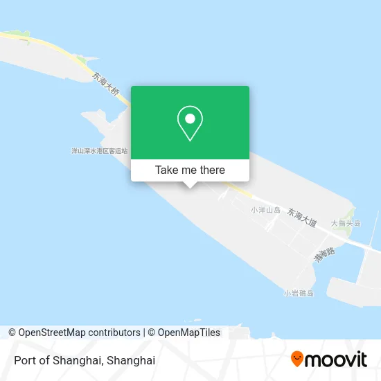 Port of Shanghai map