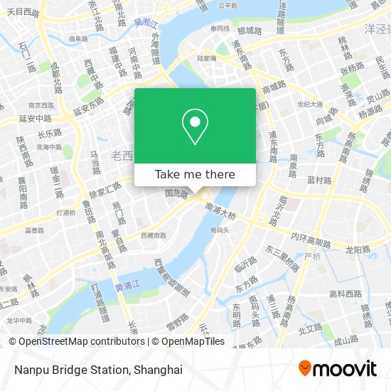 Nanpu Bridge Station map