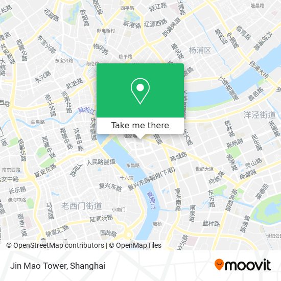 Jin Mao Tower map