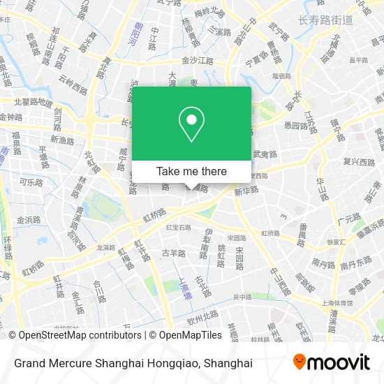 Grand Mercure Shanghai Hongqiao map