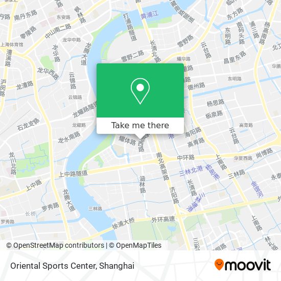 Oriental Sports Center map