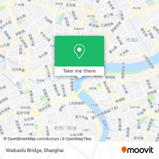 Waibaidu Bridge map