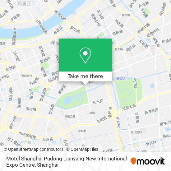 Motel Shanghai Pudong Lianyang New International Expo Centre map