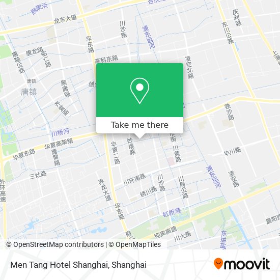 Men Tang Hotel Shanghai map