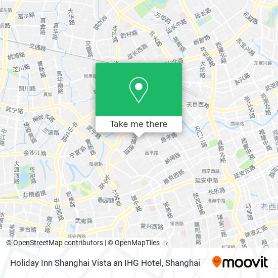 Holiday Inn Shanghai Vista an IHG Hotel map