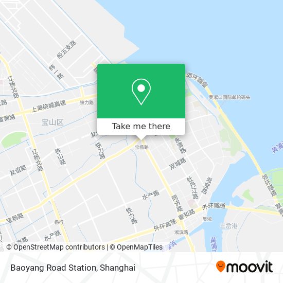 Baoyang Road Station map
