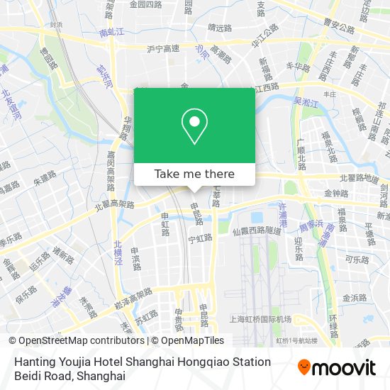 Hanting Youjia Hotel Shanghai Hongqiao Station Beidi Road map