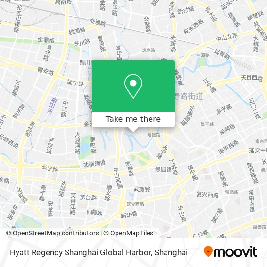 Hyatt Regency Shanghai Global Harbor map