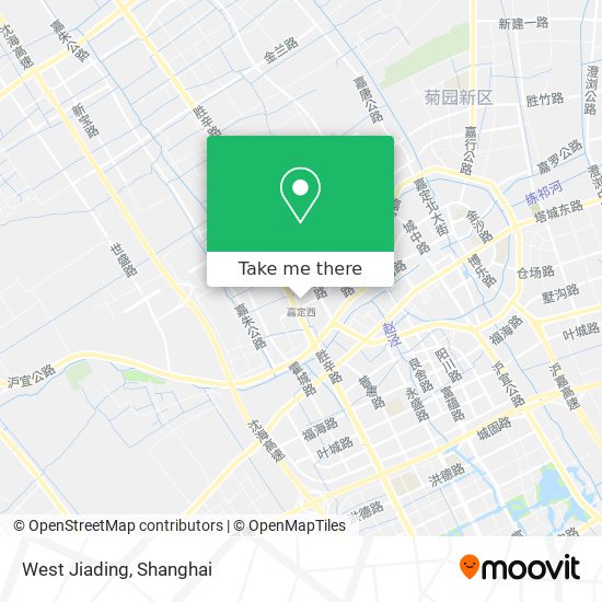 West Jiading map