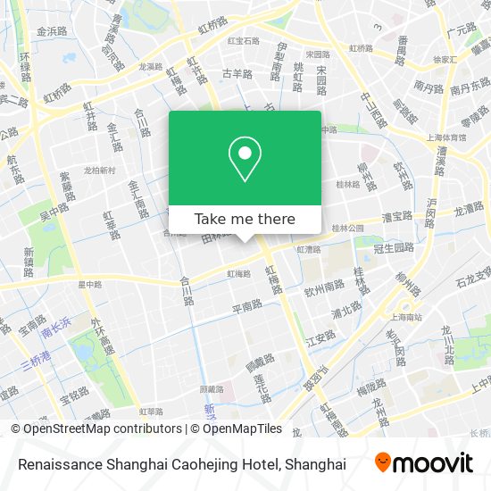 Renaissance Shanghai Caohejing Hotel map