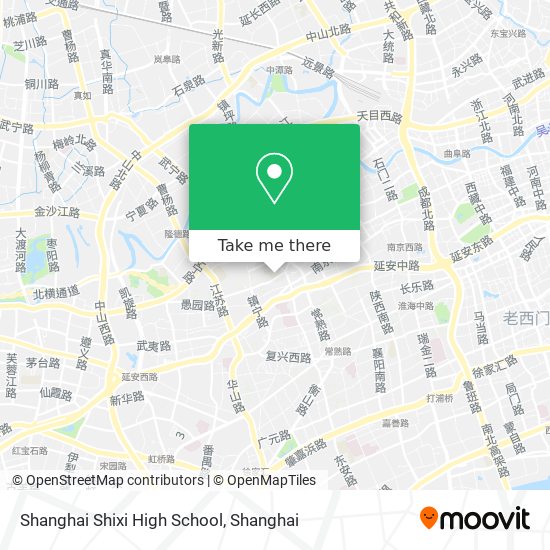 Shanghai Shixi High School map
