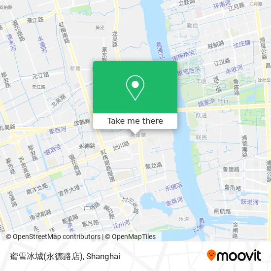 蜜雪冰城(永德路店) map