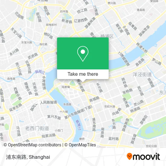 浦东南路 map