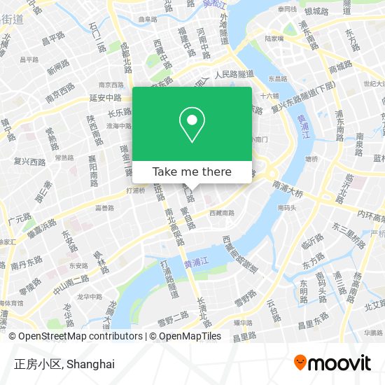 正房小区 map