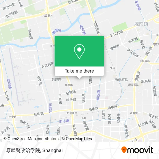 原武警政治学院 map