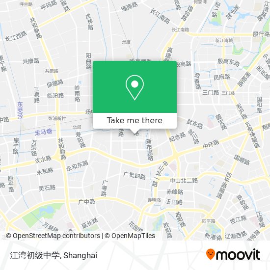 江湾初级中学 map