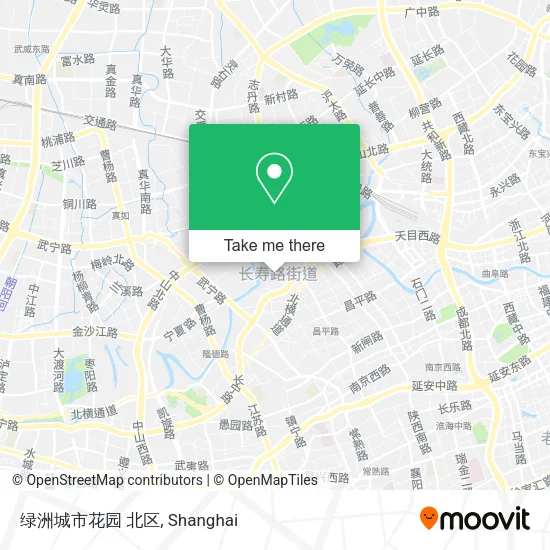 绿洲城市花园 北区 map
