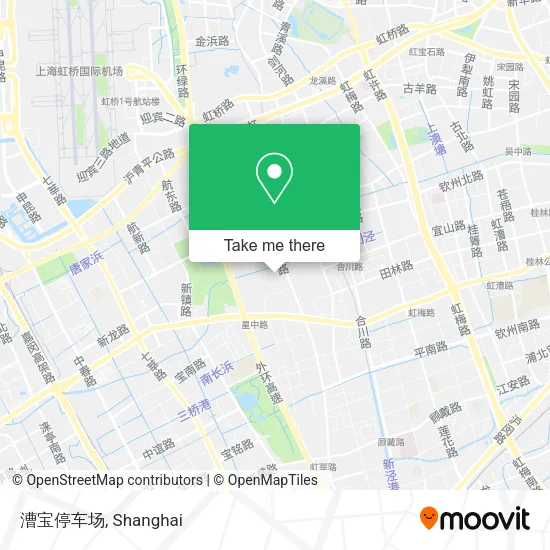 漕宝停车场 map