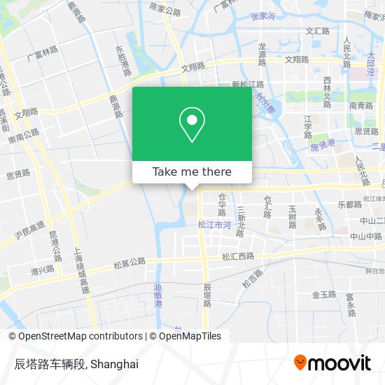 辰塔路车辆段 map