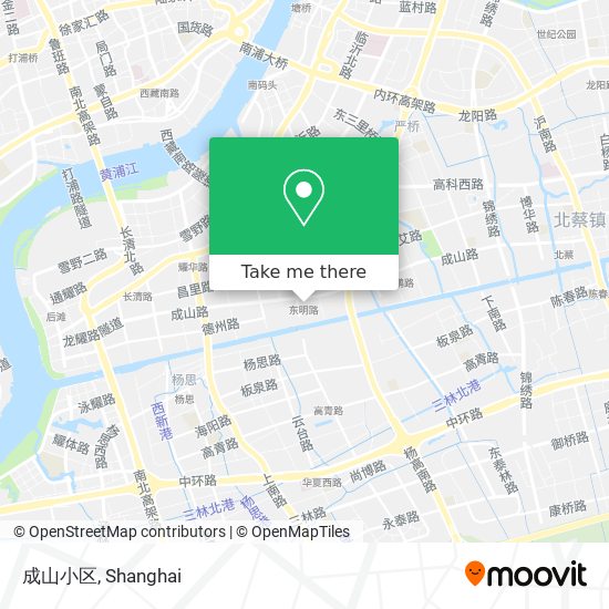 成山小区 map