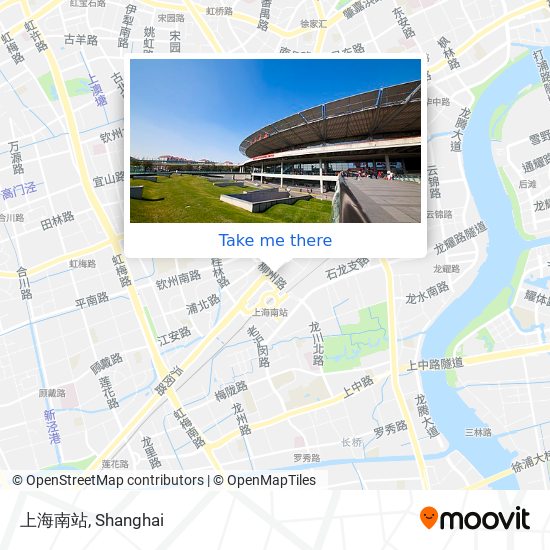 上海南站 map