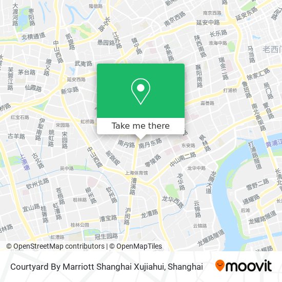 Courtyard By Marriott Shanghai Xujiahui map