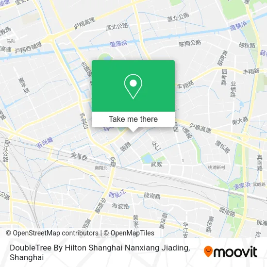 DoubleTree By Hilton Shanghai Nanxiang Jiading map