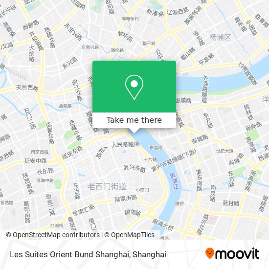 Les Suites Orient Bund Shanghai map