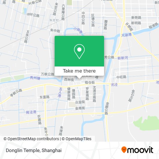 Donglin Temple map